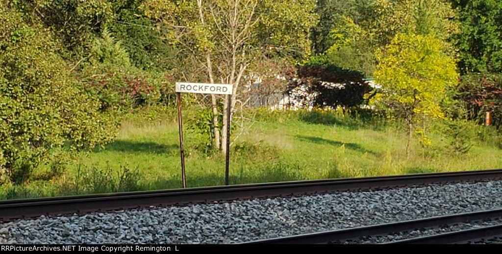 Rockford Station Sign